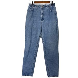 Lee Vintage Womens High Rise Balloon Style Tapered Jeans Size 29 Elastic Waist